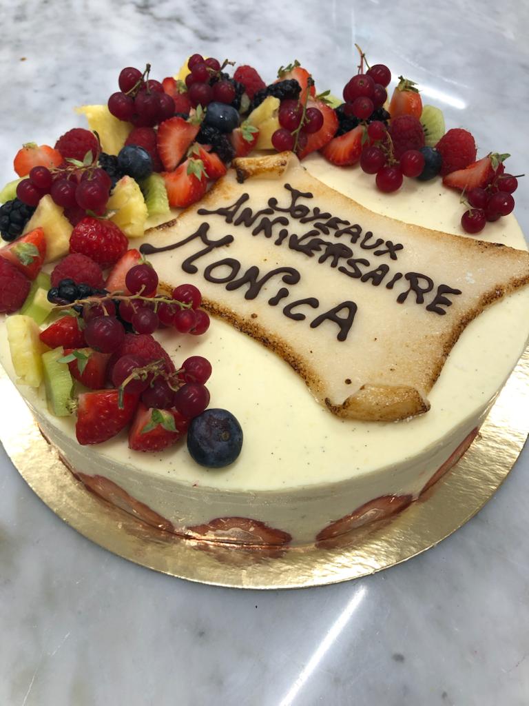 gateau anniversaire niko patisserie menton 